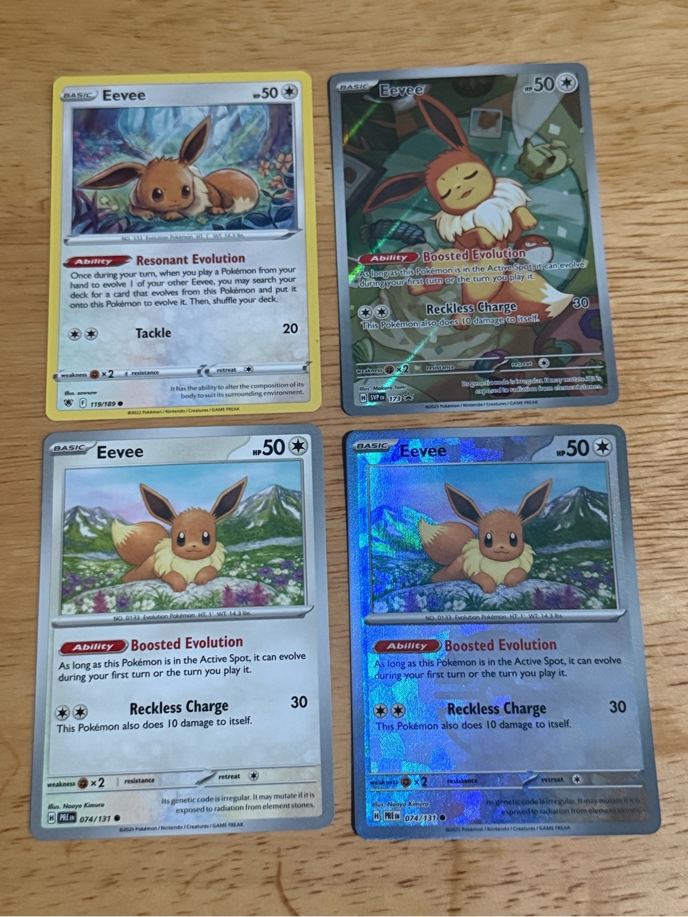 Pokemon -Eevee set of 4